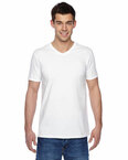 4.7 oz., 100% Sofspun™ Cotton Jersey V-Neck T-Shirt